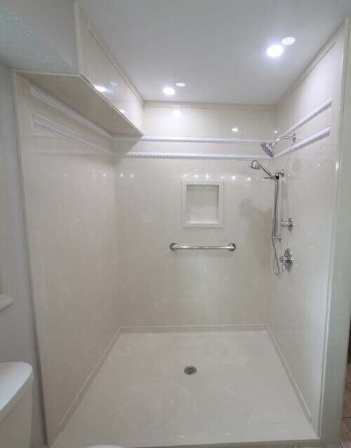 Custom Quarry Beige Shower